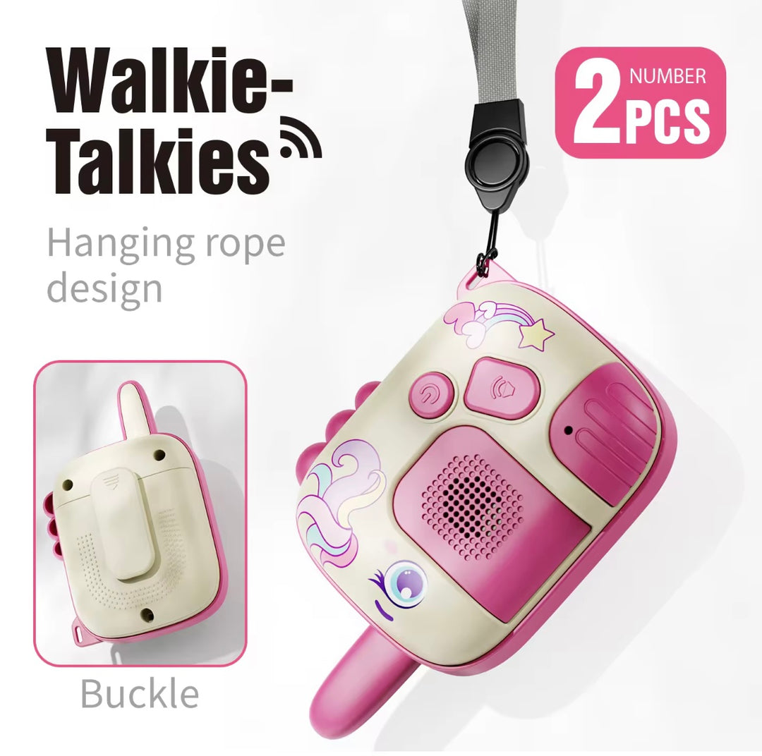 Cute Unicorn Walkie-Talkies (Set of 2) – Easy Grip Two-Way Radios for Boys & Girls