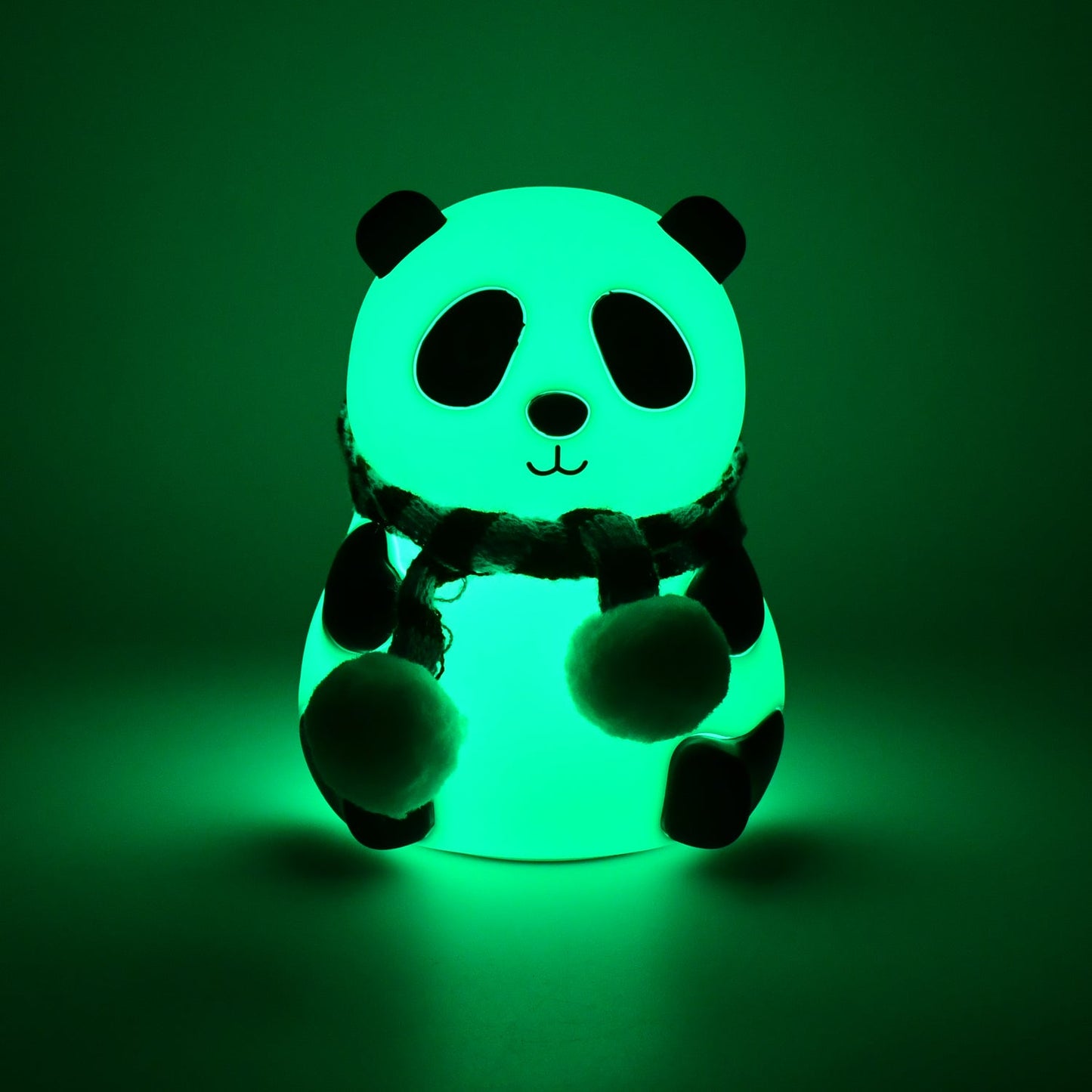 Cute Panda LED Bedside Night Light – 7-Color Touch Control