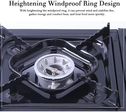 Portable Camping Gas Stove with Carrying Case