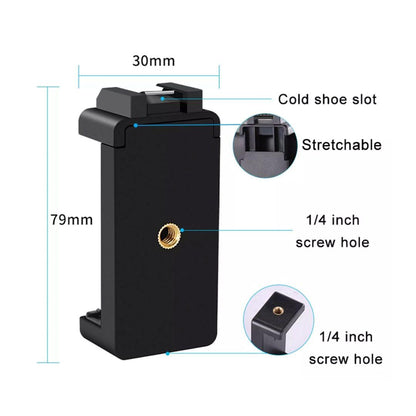 AY-49 Video Making Vlog Tripod Kit With Microphone and Light For Live Broadcast