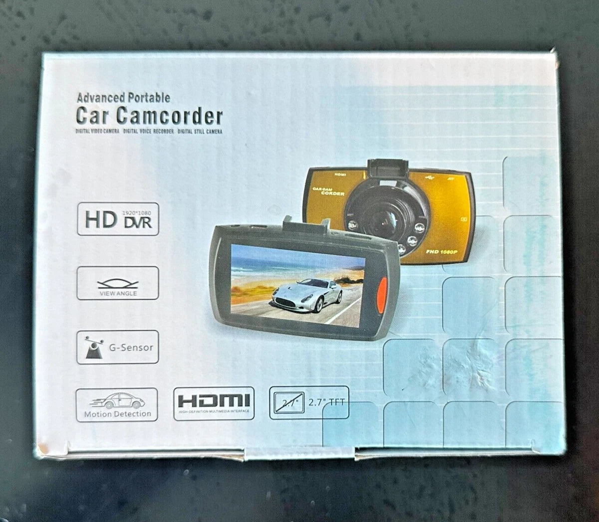Advanced Portable Car Camcorder Car Dashcam DVR HD 1080