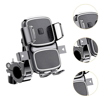 Universal Bike Phone Mount – Secure Handlebar Cell Phone Holder for Bicycle, Motorcycle & Motorbike