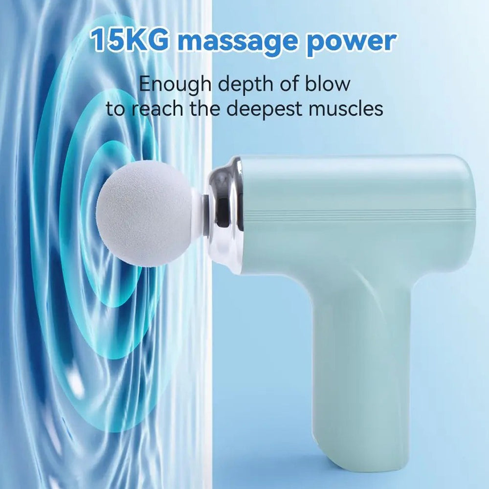 Portable Mini Massage Gun - Handheld Massager for Full Body, Back, Neck, Muscle Relaxation