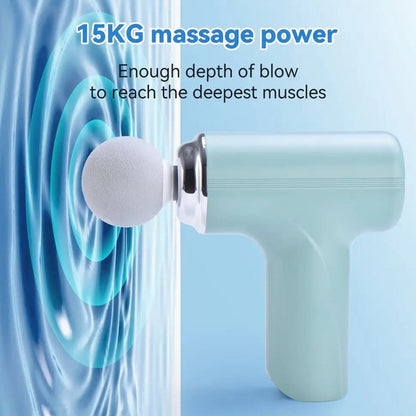 Portable Mini Massage Gun - Handheld Massager for Full Body, Back, Neck, Muscle Relaxation