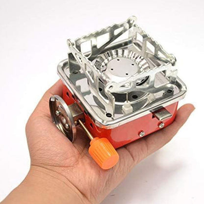 Mini Camping Gas Stove, Portable Card Type Stove With Folding Furnace