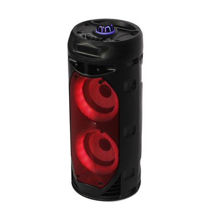 Blue Beatz Portable Rechargeable Double 6 Inch Woofer Bluetooth Speaker Box with Mic - BEATZ-051