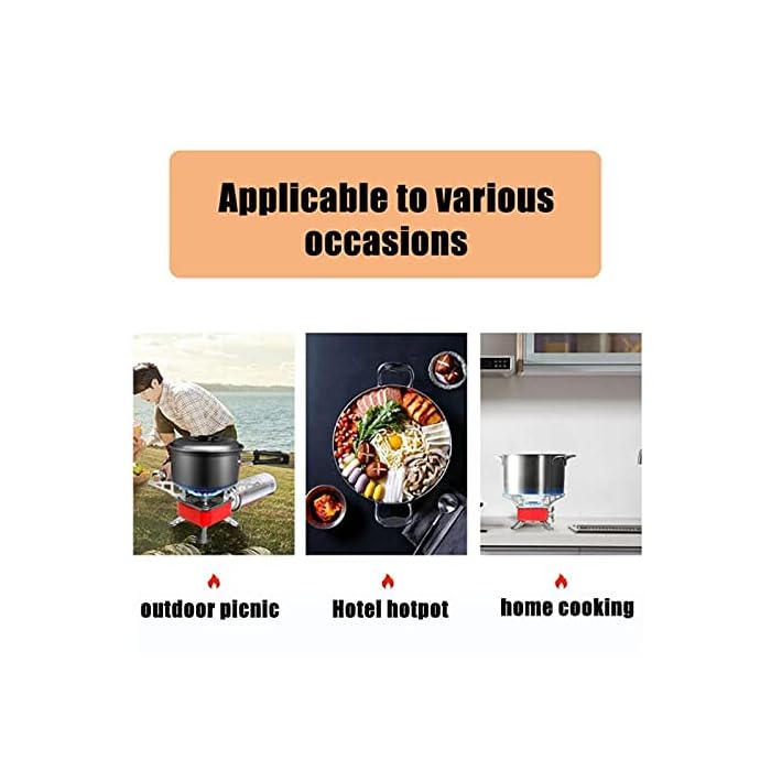 Mini Camping Gas Stove, Portable Card Type Stove With Folding Furnace