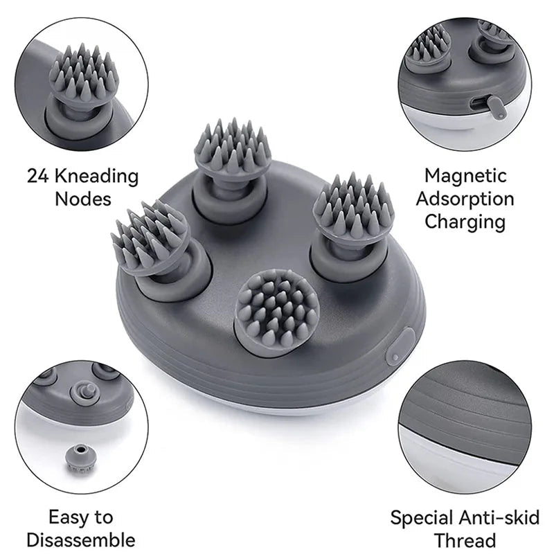 Electric Smart Scalp Head Massager