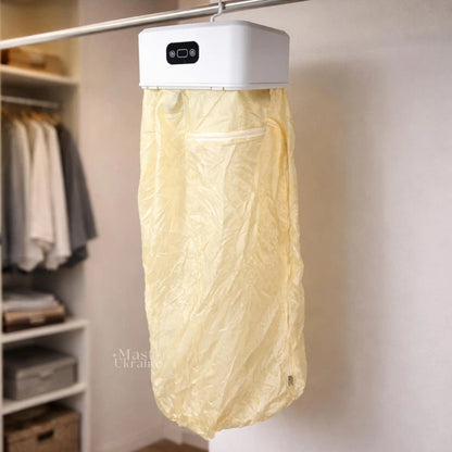 Portable Electric Clothes Dryer with Timer – Fast Drying Foldable Mini Garment Dryer Heater with Hook for Travel, Home & Hostel
