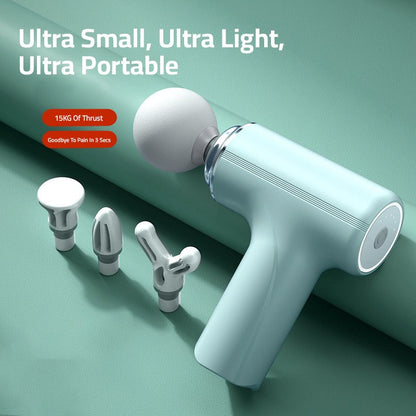 Portable Mini Massage Gun - Handheld Massager for Full Body, Back, Neck, Muscle Relaxation