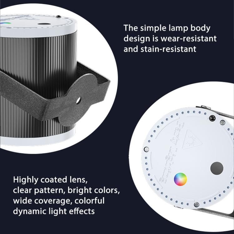Mini Cylinder DJ Disco Laser Light with 16 Patterns & 4 Modes USB-Powered Party Light for Weddings,Clubs & Events