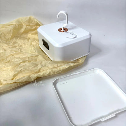 Portable Electric Clothes Dryer with Timer – Fast Drying Foldable Mini Garment Dryer Heater with Hook for Travel, Home & Hostel