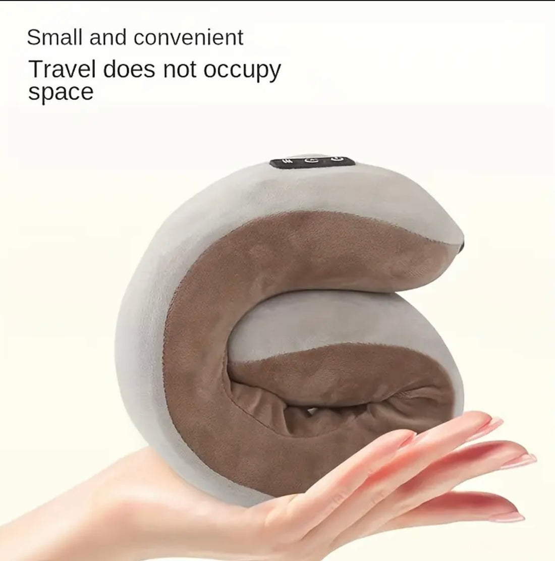 Portable U-Shaped Neck Massage Pillow | Relaxing Neck & Shoulder Massager Pillow - Simulates Hand Massage for Relaxation at Home, Office & Travel