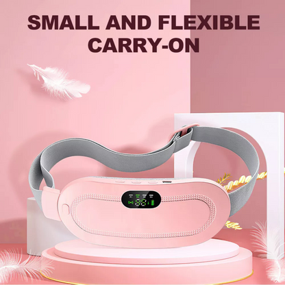 Rechargeable Electric Heating Massage Belly Wrap Belt for Cramps, Menstrual Period, Back Pain