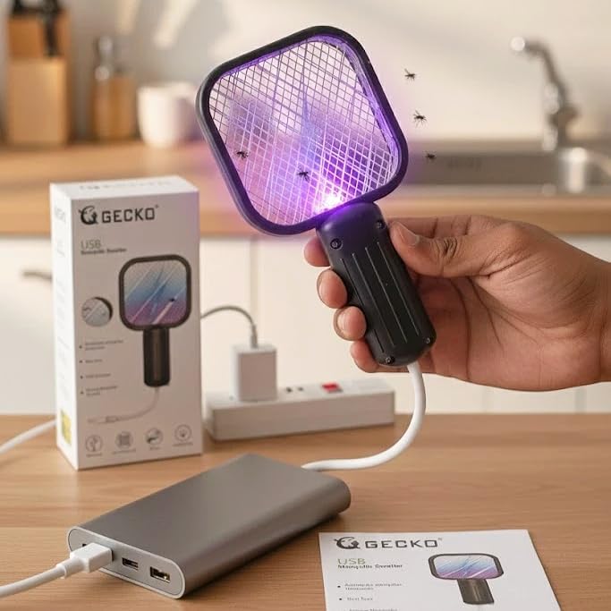 USB Portable Electric Mosquito Swatter
