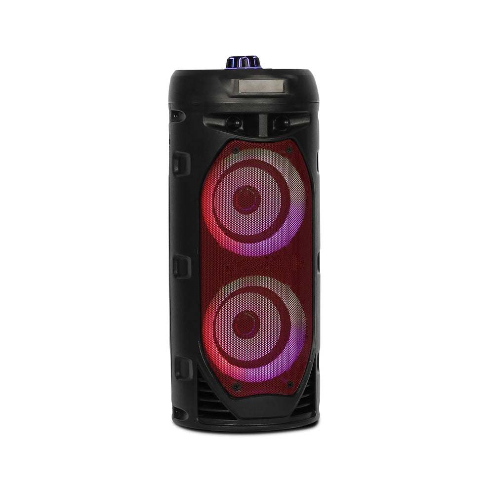 Blue Beatz Portable Rechargeable Double 6 Inch Woofer Bluetooth Speaker Box with Mic - BEATZ-051