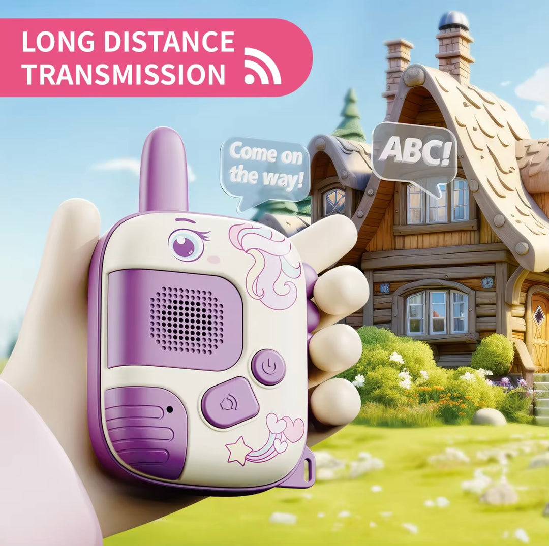 Cute Unicorn Walkie-Talkies (Set of 2) – Easy Grip Two-Way Radios for Boys & Girls