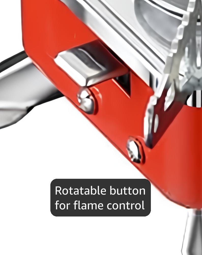 Mini Camping Gas Stove, Portable Card Type Stove With Folding Furnace