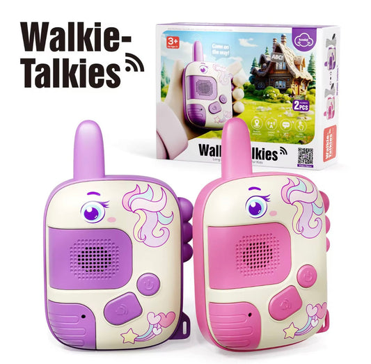 Cute Unicorn Walkie-Talkies (Set of 2) – Easy Grip Two-Way Radios for Boys & Girls