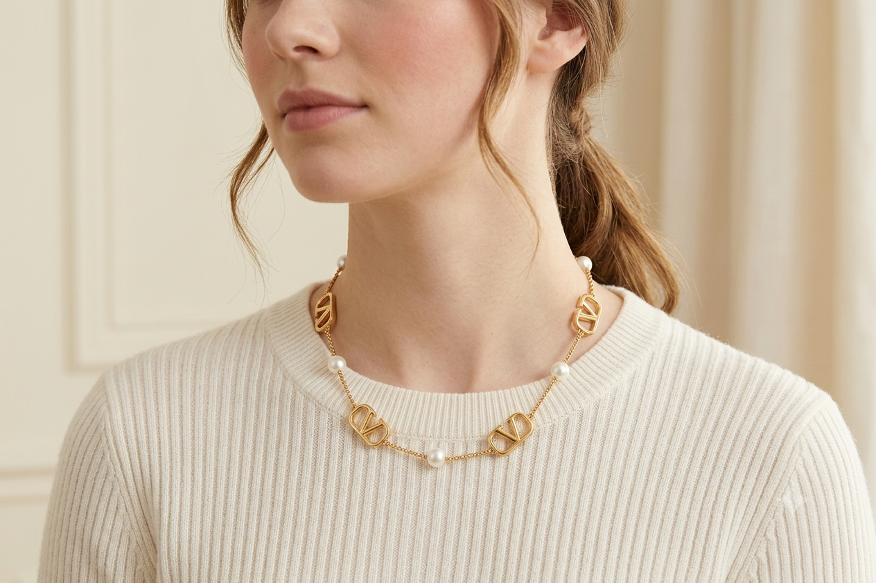 Garavani Signature Pearl Necklace