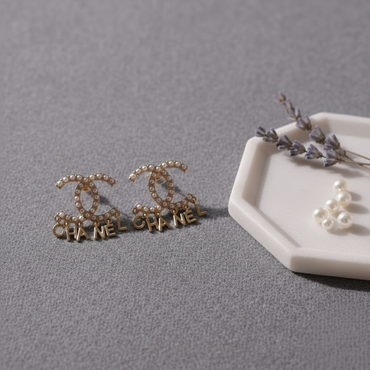 Earrings Gold Metal Imitation Pearl Bow-tiful Drop