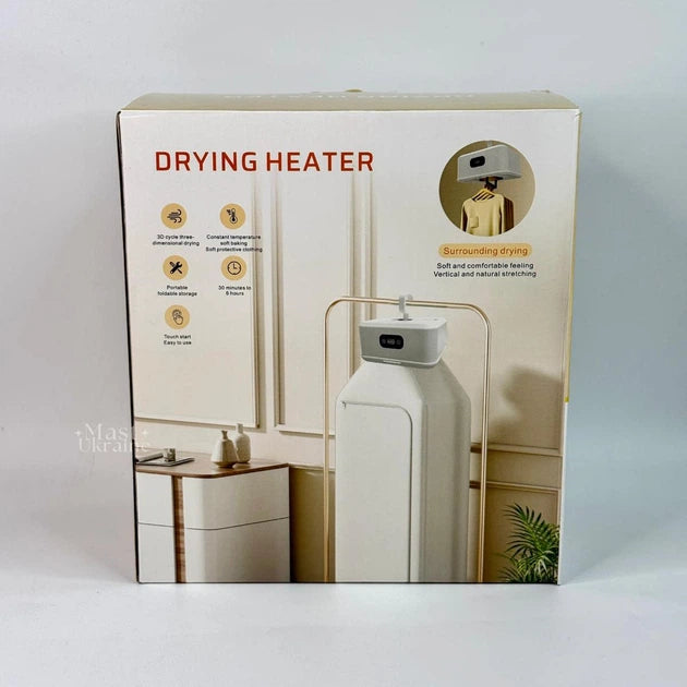 Portable Electric Clothes Dryer with Timer – Fast Drying Foldable Mini Garment Dryer Heater with Hook for Travel, Home & Hostel