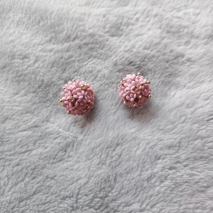 Sohi Floral Print Studs S4846270