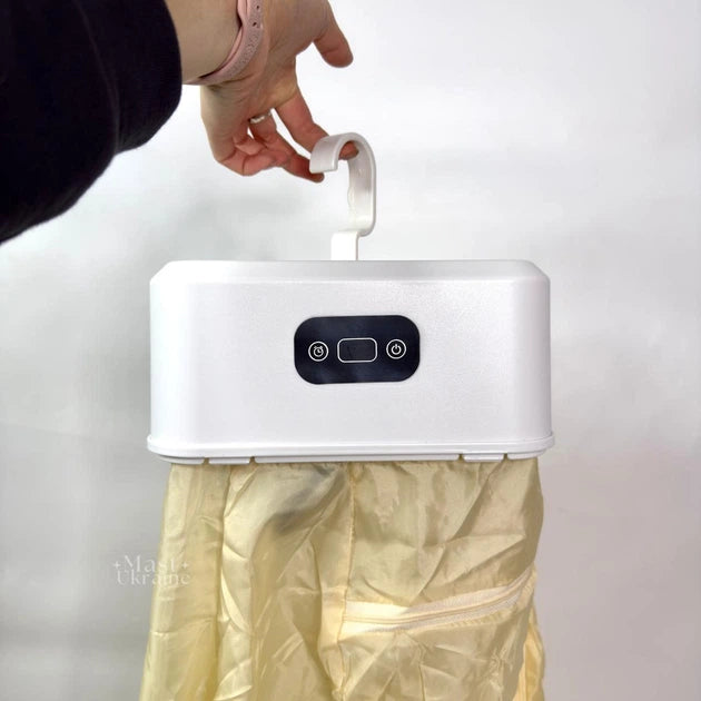 Portable Electric Clothes Dryer with Timer – Fast Drying Foldable Mini Garment Dryer Heater with Hook for Travel, Home & Hostel