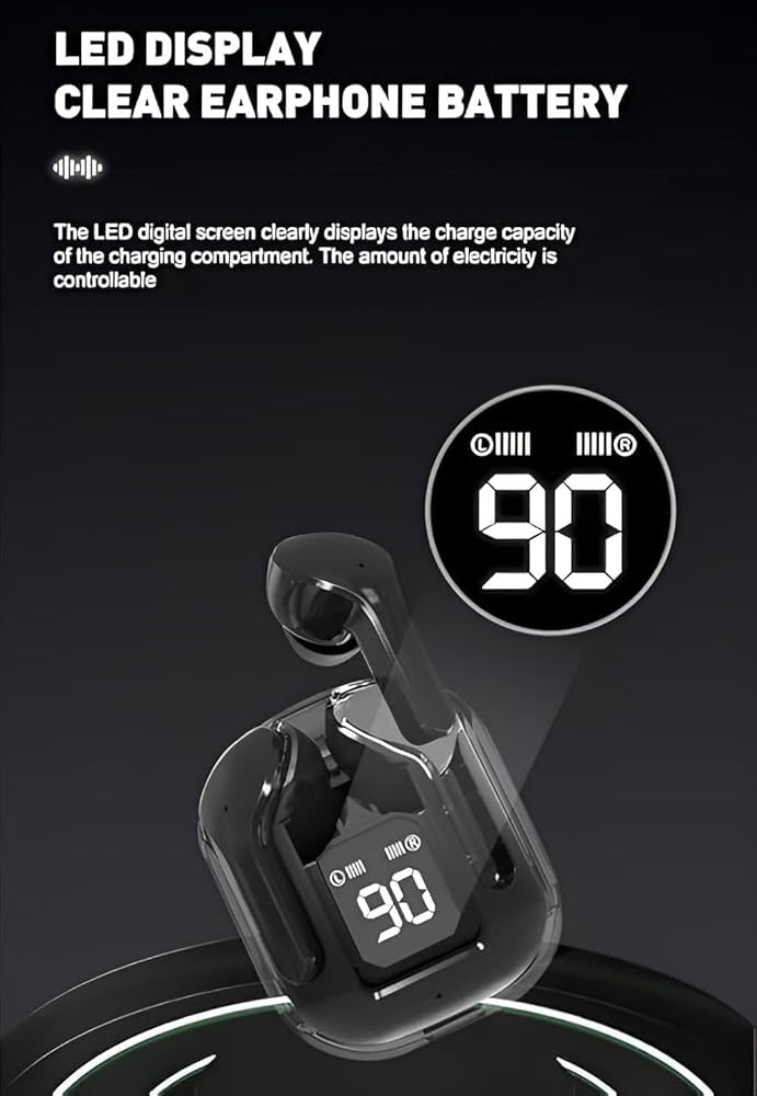 UltraPods Max TWS Earbuds – Bluetooth 5.3, Noise Reduction, Crystal Clear Calls & All-Day Comfort