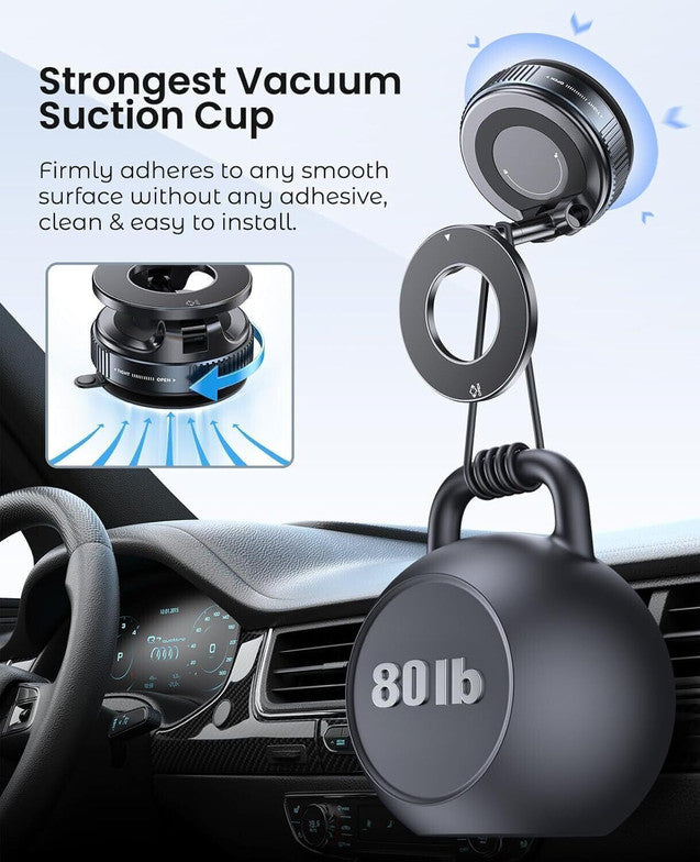 Vacuum Suction Magnetic Phone Holder Mobile Mount K007