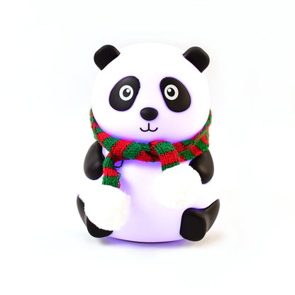 Cute Panda LED Bedside Night Light – 7-Color Touch Control