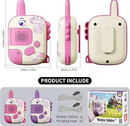 Cute Unicorn Walkie-Talkies (Set of 2) – Easy Grip Two-Way Radios for Boys & Girls