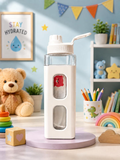 Kawaii Sipper Bottle 900ml with Removable Straw & Handle
