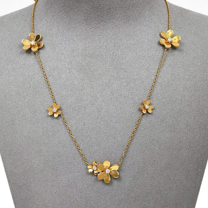 Flower Design High Quality Women Necklace S3467327