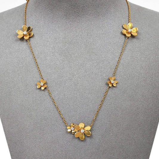 Flower Design High Quality Women Necklace S3467327