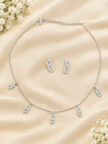 Elegant Geometric Diamond Set